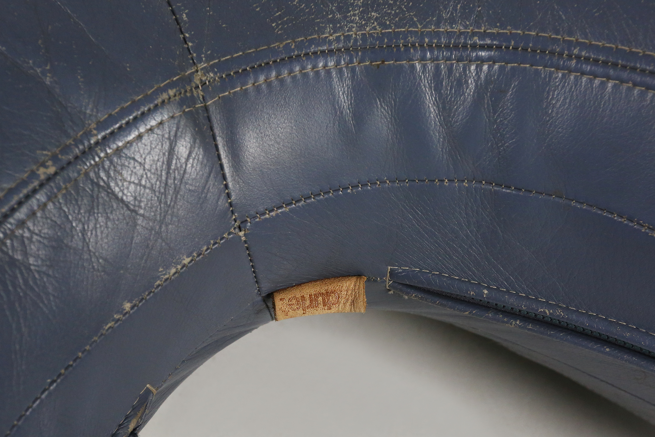 Leather pouf by Lowie Vermeersch for Durletthumbnail